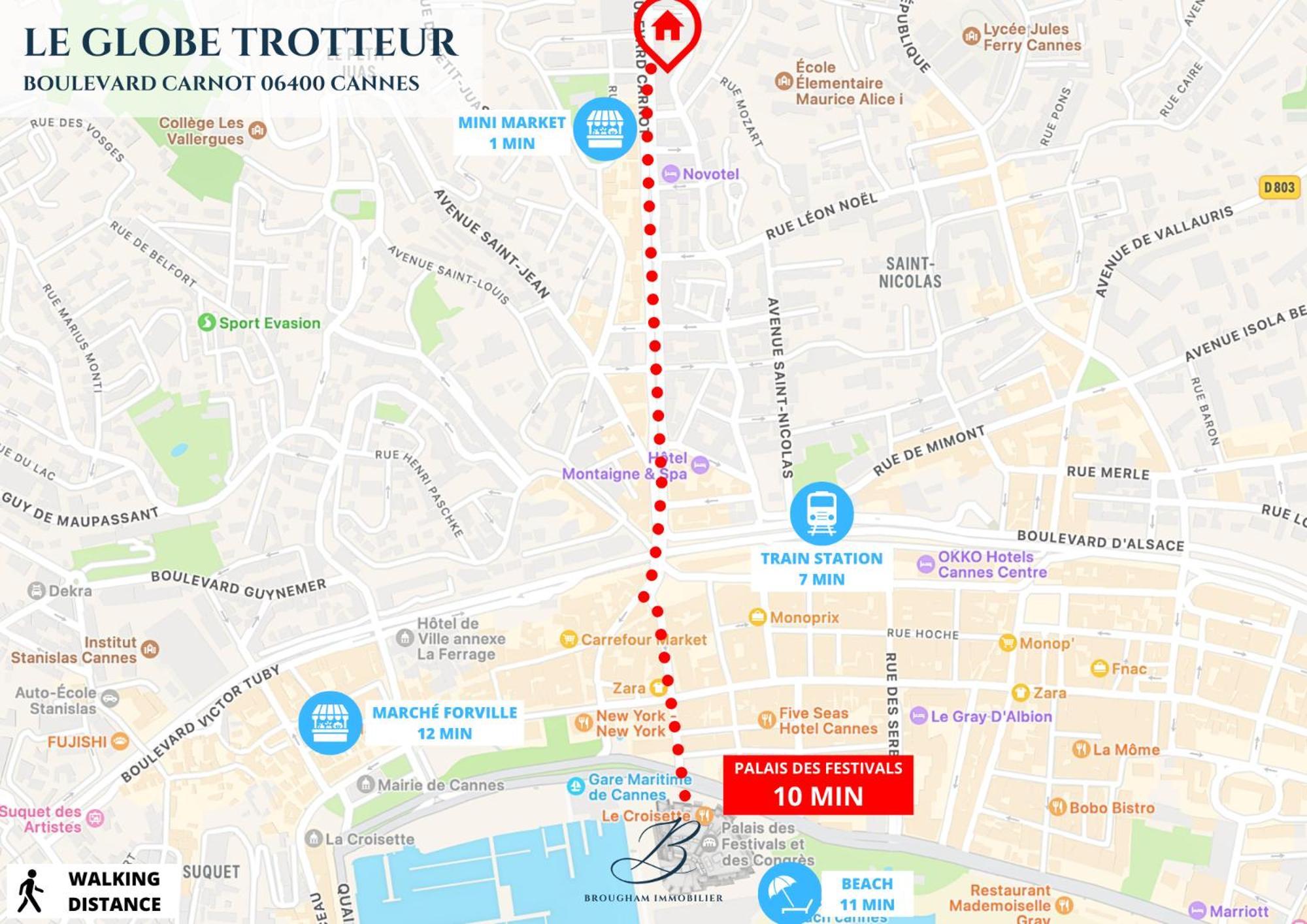 Le Globe Trotteur - 2 Pieces Cannes Centre Bagian luar foto